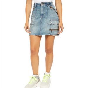 Free people utility skirt